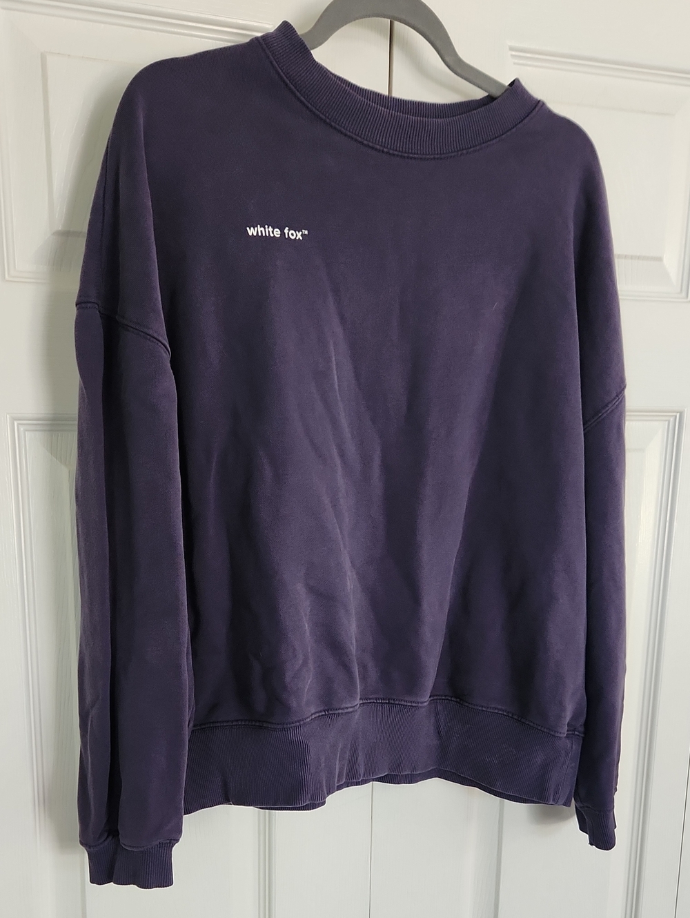 White Fox Boutique Crewneck Sweatshirt - Deep Purple